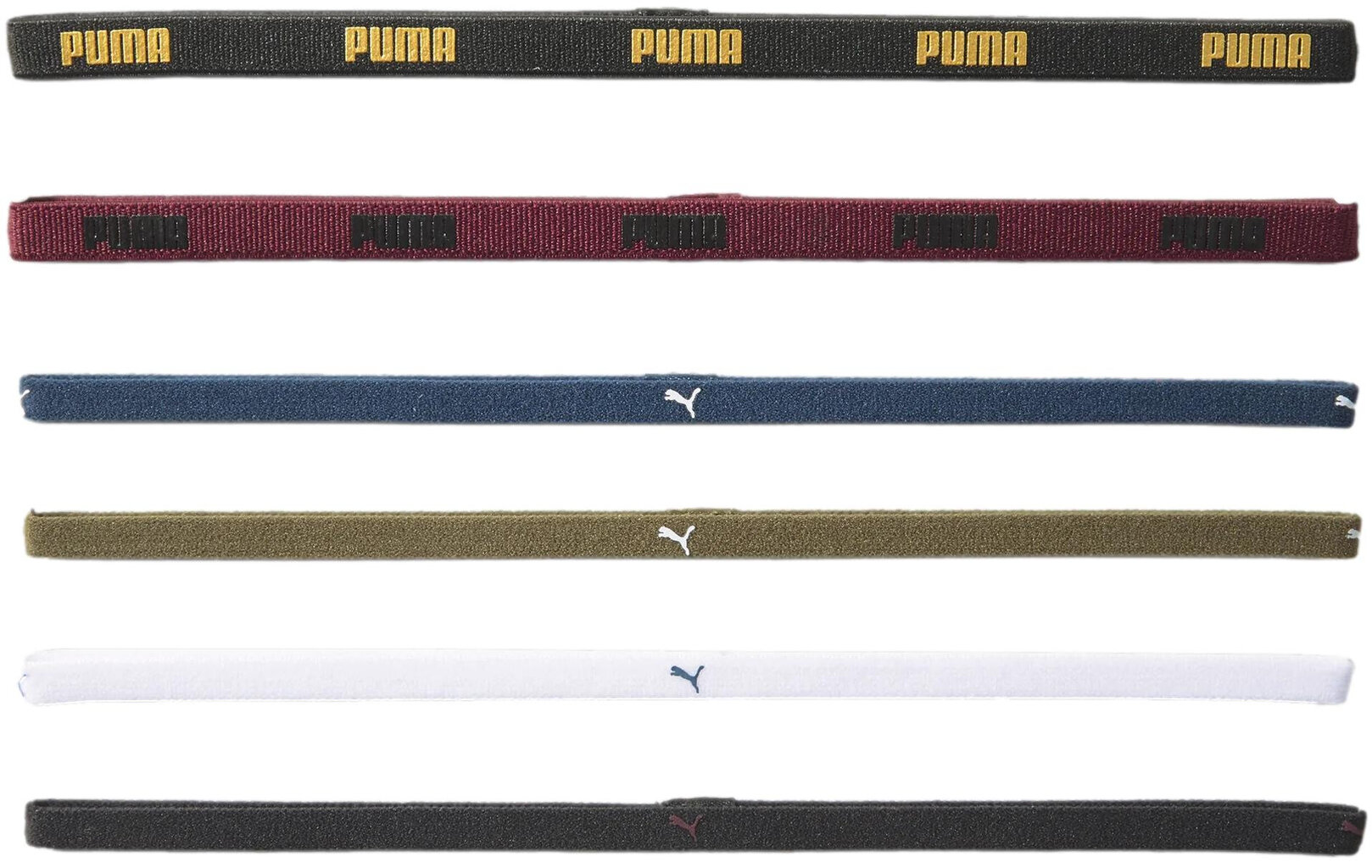 Peapaelad Puma At Sportbands (6pcs) Dusty Colored 053452 21 053452 21 hind ja info | Juuste aksessuaarid | kaup24.ee