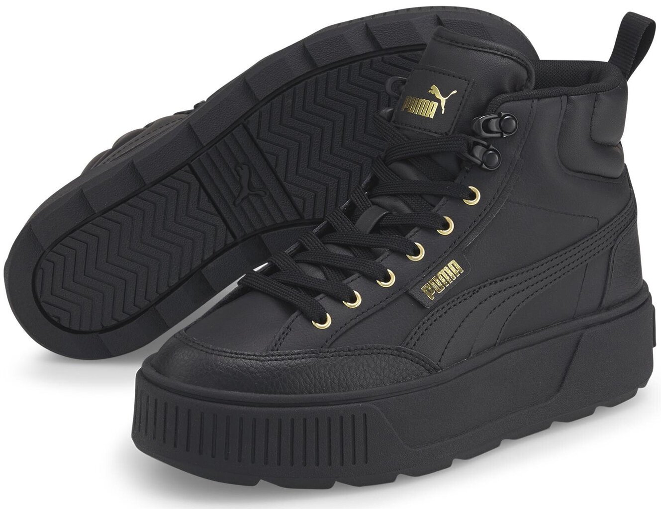 Naiste jalanõud Puma Karmen Mid Black 385857 02 385857 02/6 цена и информация | Naiste spordi- ja vabaajajalatsid | kaup24.ee