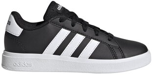 Детские кроссовки Adidas Grand Court 2.0 K GW6503/6, черные цена и информация | Детская спортивная обувь | kaup24.ee