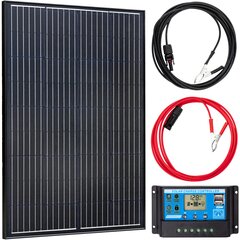 Kaasaegne päikesepatarei 100W 12V цена и информация | Комплектующие для солнечных электростанций | kaup24.ee