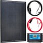 Kaasaegne päikesepatarei 100W 12V hind ja info | Päikeseenergiajaamade osad | kaup24.ee