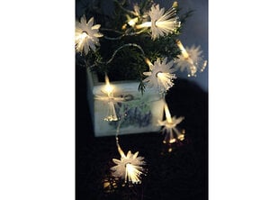 Dekoratiivne valguskett Fibry, valge hind ja info | Jõulutuled | kaup24.ee