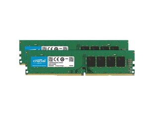 Crucial UDIMM DDR4, 2x16GB, 2666MHz, CL19 (CT2K16G4DFD8266) цена и информация | crucial Компьютерная техника | kaup24.ee