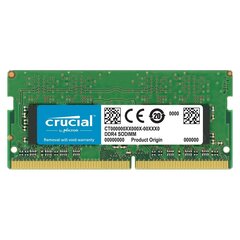 Crucial DDR4 SODIMM 16GB 2666MHz CL19 CT16G4SFD8266 цена и информация | Оперативная память (RAM) | kaup24.ee