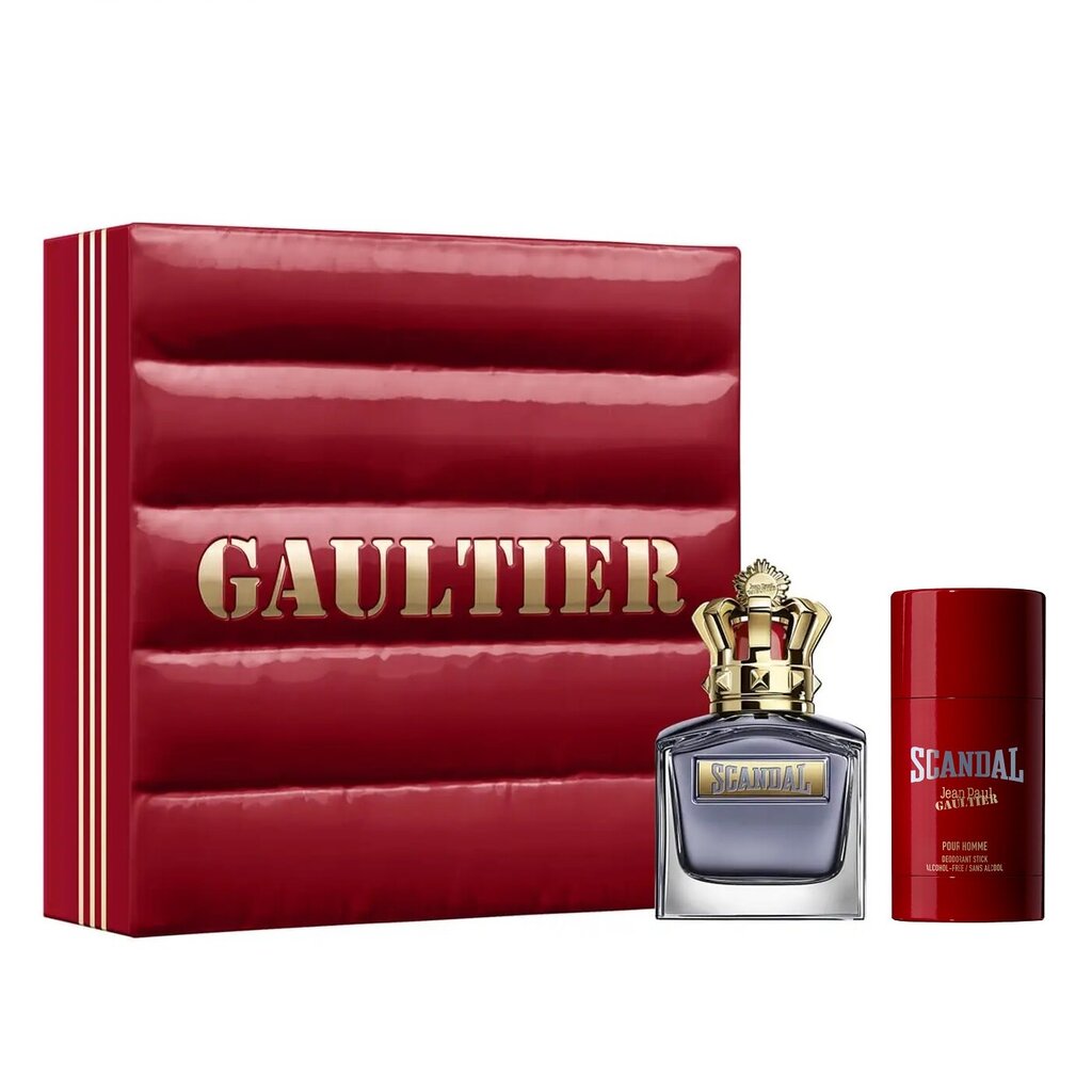 Komplekt Jean Paul Gaultier Scandal meestele: tualettvesi EDT 100 ml + deodorant 75 ml цена и информация | Meeste parfüümid | kaup24.ee