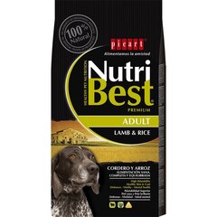 Корм для собак с ягненком и рисом Nutribest Adult, 3 кг цена и информация | Сухой корм для собак | kaup24.ee