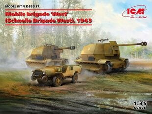 Liimitav mudel ICM DS3517 Mobile brigade West Schnelle Brigade West 1943 1/35 hind ja info | Liimitavad mudelid | kaup24.ee