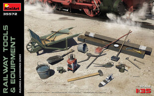 Liimitav mudel MiniArt 35572 Railway Tools & Equipment 1/35 hind ja info | Liimitavad mudelid | kaup24.ee