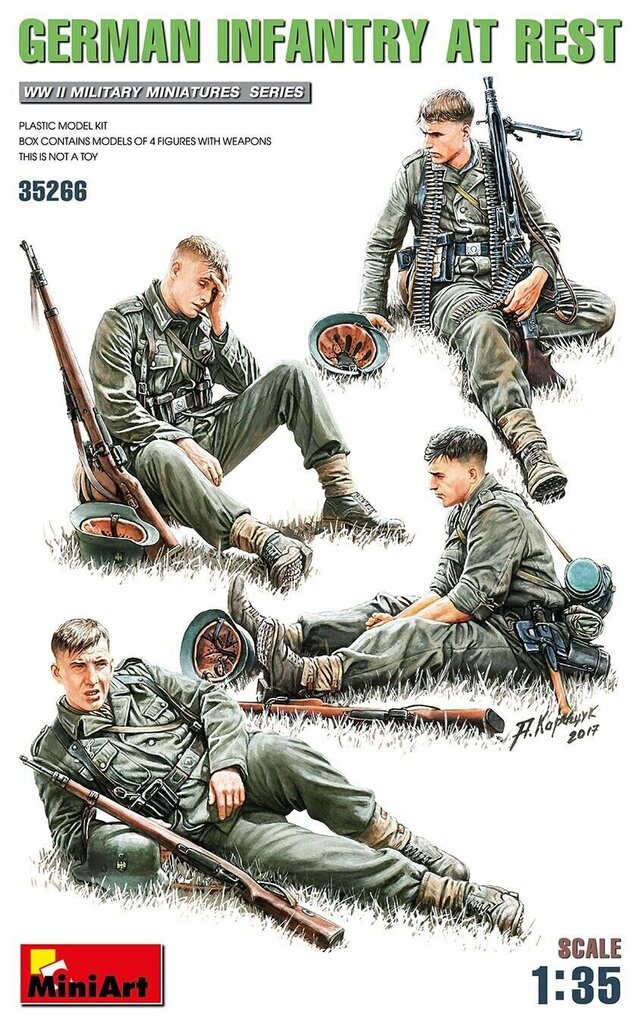 Liimitav mudel MiniArt 35266 German Infantry at Rest 1/35 цена и информация | Liimitavad mudelid | kaup24.ee