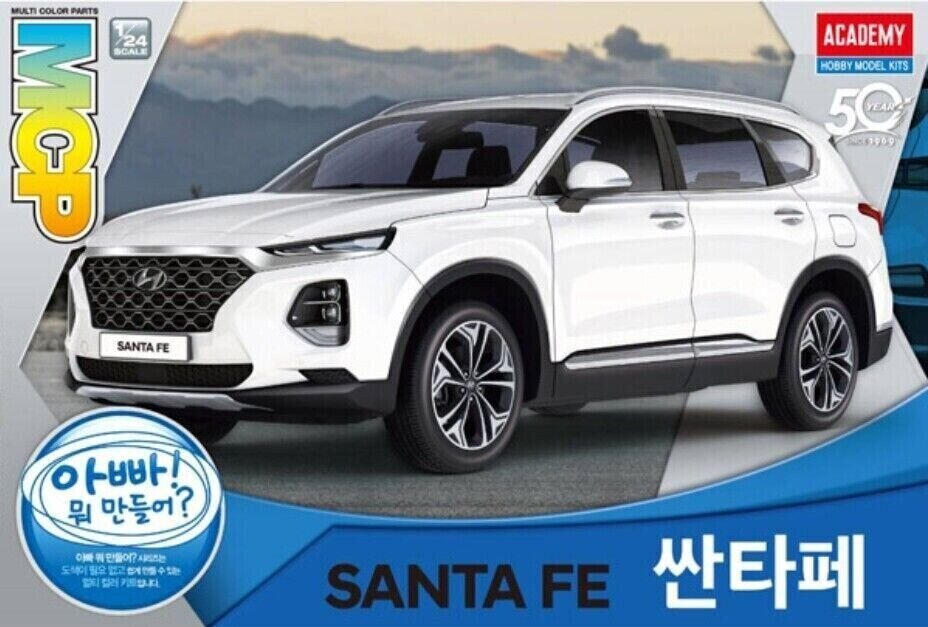 Liimitav mudel Academy 15135 Hyundai Santa Fe TM 1/24 цена и информация | Liimitavad mudelid | kaup24.ee