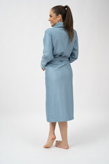 Belmanetti pikk bambuskiust hommikumantel "Lausanne Blue Ornament Print" hind ja info | Naiste hommikumantlid | kaup24.ee