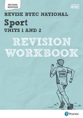 Pearson REVISE BTEC National Sport Units 1 & 2 Revision Workbook: for home learning, 2022 and 2023 assessments and exams 2nd edition hind ja info | Ühiskonnateemalised raamatud | kaup24.ee