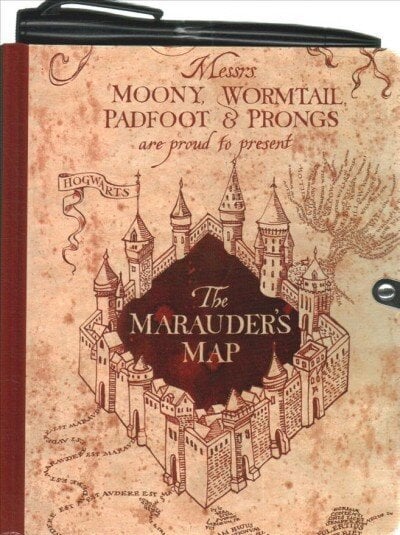 Harry Potter: Marauder's Map Lock and Key Diary цена и информация | Ühiskonnateemalised raamatud | kaup24.ee