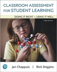 Classroom Assessment for Student Learning: Doing It Right - Using It Well 3rd edition hind ja info | Ühiskonnateemalised raamatud | kaup24.ee