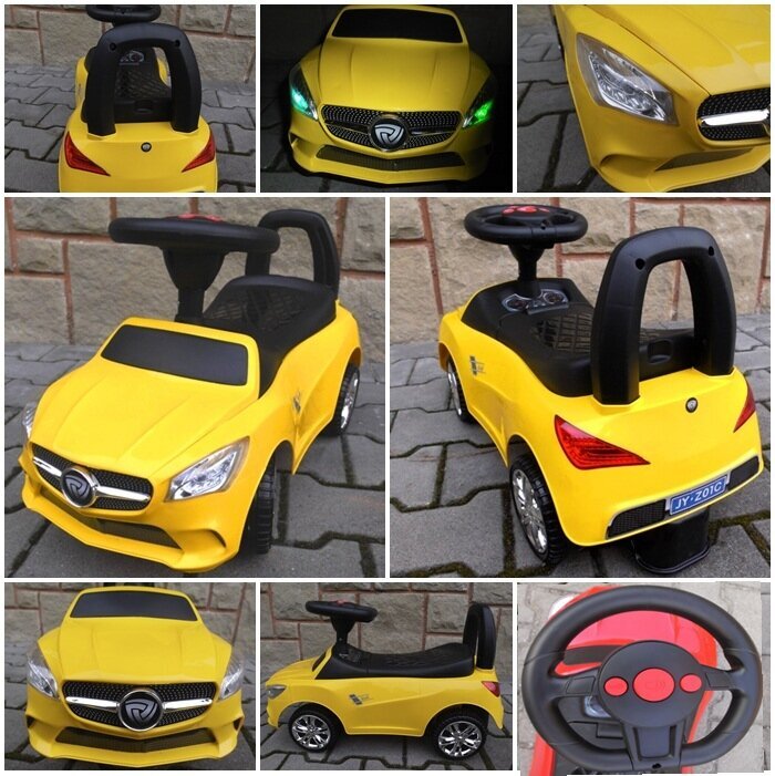 Laste tõukeauto J2, kollane hind ja info | Imikute mänguasjad | kaup24.ee