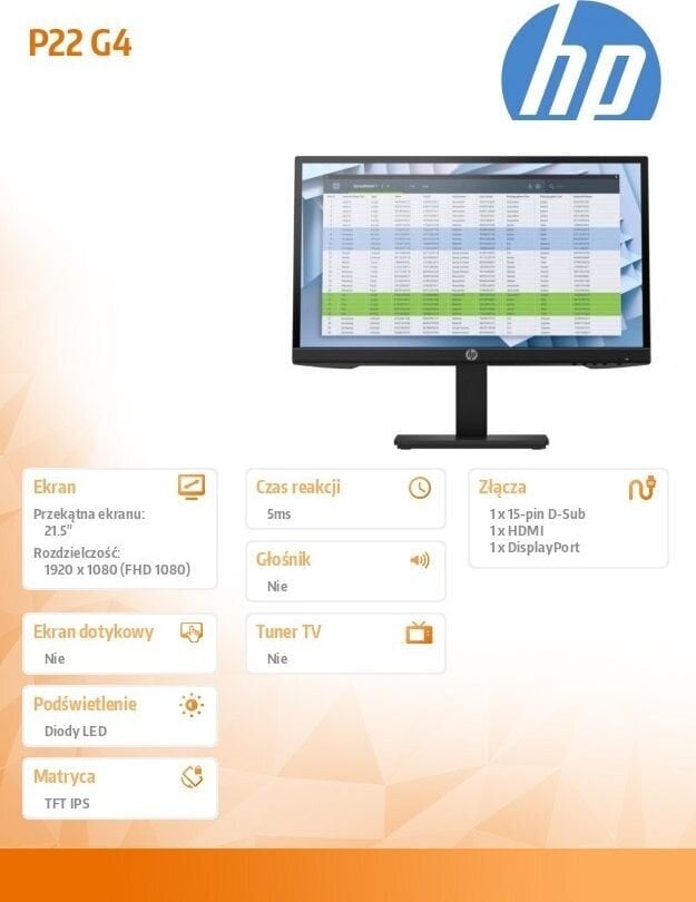 HP 1A7E4AA#ABB hind ja info | Monitorid | kaup24.ee