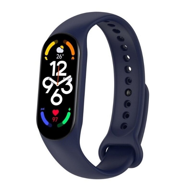 iWear SM7 nutikas käevõru 0,96'' TFT - Fitness Tracker IP67 koos pulsi ja vererõhuga / Sotsiaalne / Unesinine цена и информация | Nutikellad (smartwatch) | kaup24.ee