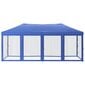 vidaXL kokkupandav peotelk külgseintega, sinine, 3 x 3 m hind ja info | Varikatused ja aiapaviljonid | kaup24.ee