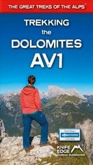 Trekking the Dolomites AV1 цена и информация | Книги о питании и здоровом образе жизни | kaup24.ee