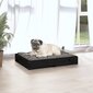 vidaXL koeravoodi, must, 61,5 x 49 x 9 cm, männipuit hind ja info | Pesad, padjad | kaup24.ee