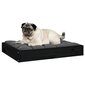 vidaXL koeravoodi, must, 61,5 x 49 x 9 cm, männipuit hind ja info | Pesad, padjad | kaup24.ee