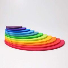 Grimms Semicircles Rainbow цена и информация | Развивающие игрушки | kaup24.ee
