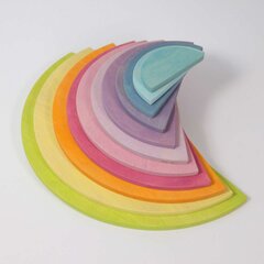 Grimms Semicircles Pastel цена и информация | Развивающие игрушки и игры | kaup24.ee