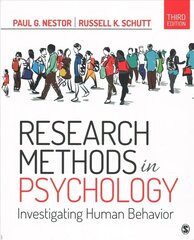 Research Methods in Psychology: Investigating Human Behavior 3rd Revised edition цена и информация | Книги по социальным наукам | kaup24.ee