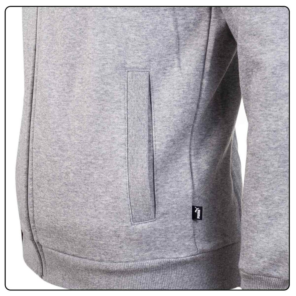 Puma Spordikostüümid Clean Sweat Suit Grey Black 585841 03 цена и информация | Meeste spordiriided | kaup24.ee