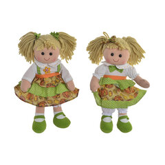Riidest nukk DKD Home Decor kleit (24 x 10 x 35 cm) (2 pcs) hind ja info | Tüdrukute mänguasjad | kaup24.ee