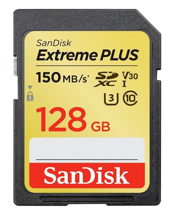 SanDisk Extreme Plus SDXC 128GB 190MB/s цена и информация | Fotoaparaatide mälukaardid | kaup24.ee