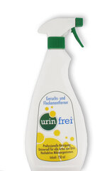 Urin Frei эффективное средство для удаления пятен мочи и запаха мочи, 750 мл цена и информация | Средства по уходу за животными | kaup24.ee