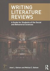 Writing Literature Reviews: A Guide for Students of the Social and Behavioral Sciences 7th edition hind ja info | Ühiskonnateemalised raamatud | kaup24.ee