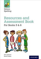 Nelson Spelling Resources & Assessment Book (Years 5-6/P6-7) hind ja info | Ühiskonnateemalised raamatud | kaup24.ee