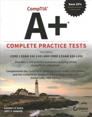 CompTIA Aplus Complete Practice Tests - Core 1 Exam 220-1101 and Core 2 Exam 220-1102, 3rd Edition: Core 1 Exam 220-1101 and Core 2 Exam 220-1102 3rd Edition hind ja info | Ühiskonnateemalised raamatud | kaup24.ee