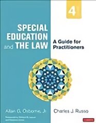 Special Education and the Law: A Guide for Practitioners 4th Revised edition цена и информация | Книги по социальным наукам | kaup24.ee