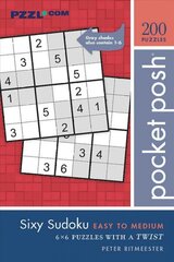 Pocket Posh Sixy Sudoku Easy to Medium: 200 6x6 Puzzles with a Twist hind ja info | Tervislik eluviis ja toitumine | kaup24.ee