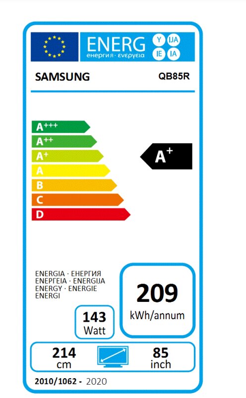 Samsung LH85QBRBBGCXEN цена и информация | Monitorid | kaup24.ee