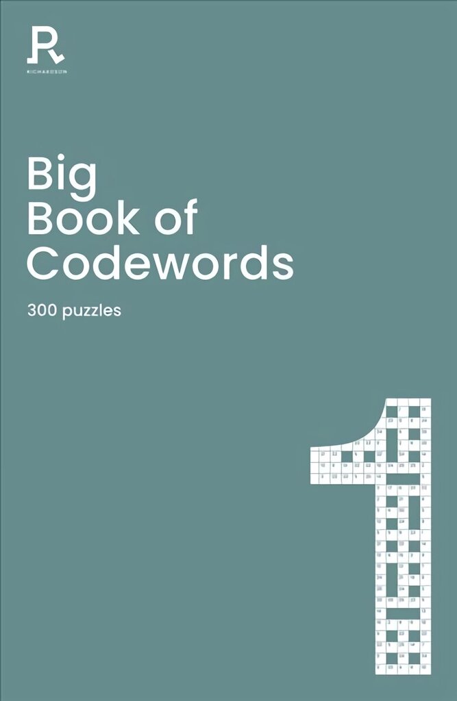 Big Book of Codewords Book 1: a bumper codeword book for adults containing 300 puzzles hind ja info | Tervislik eluviis ja toitumine | kaup24.ee