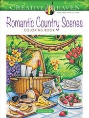 Creative Haven Romantic Country Scenes Coloring Book цена и информация | Самоучители | kaup24.ee