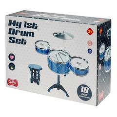 3 trummi komplekt koos istmega, Smiki My first drum set hind ja info | Arendavad mänguasjad | kaup24.ee