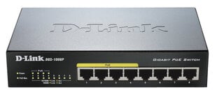 Switch D-Link 8x10 / 100 / 1000Mbps RJ45, 4xPoE, 52W hind ja info | Lülitid (Switch) | kaup24.ee