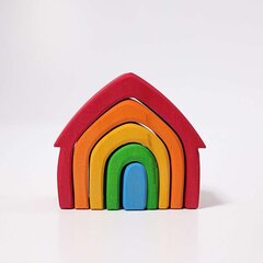 Цветной дом Grimms цена и информация | Развивающие игрушки | kaup24.ee