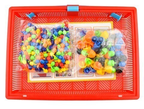 Laste mosaiik nuppudega цена и информация | Arendavad mänguasjad | kaup24.ee