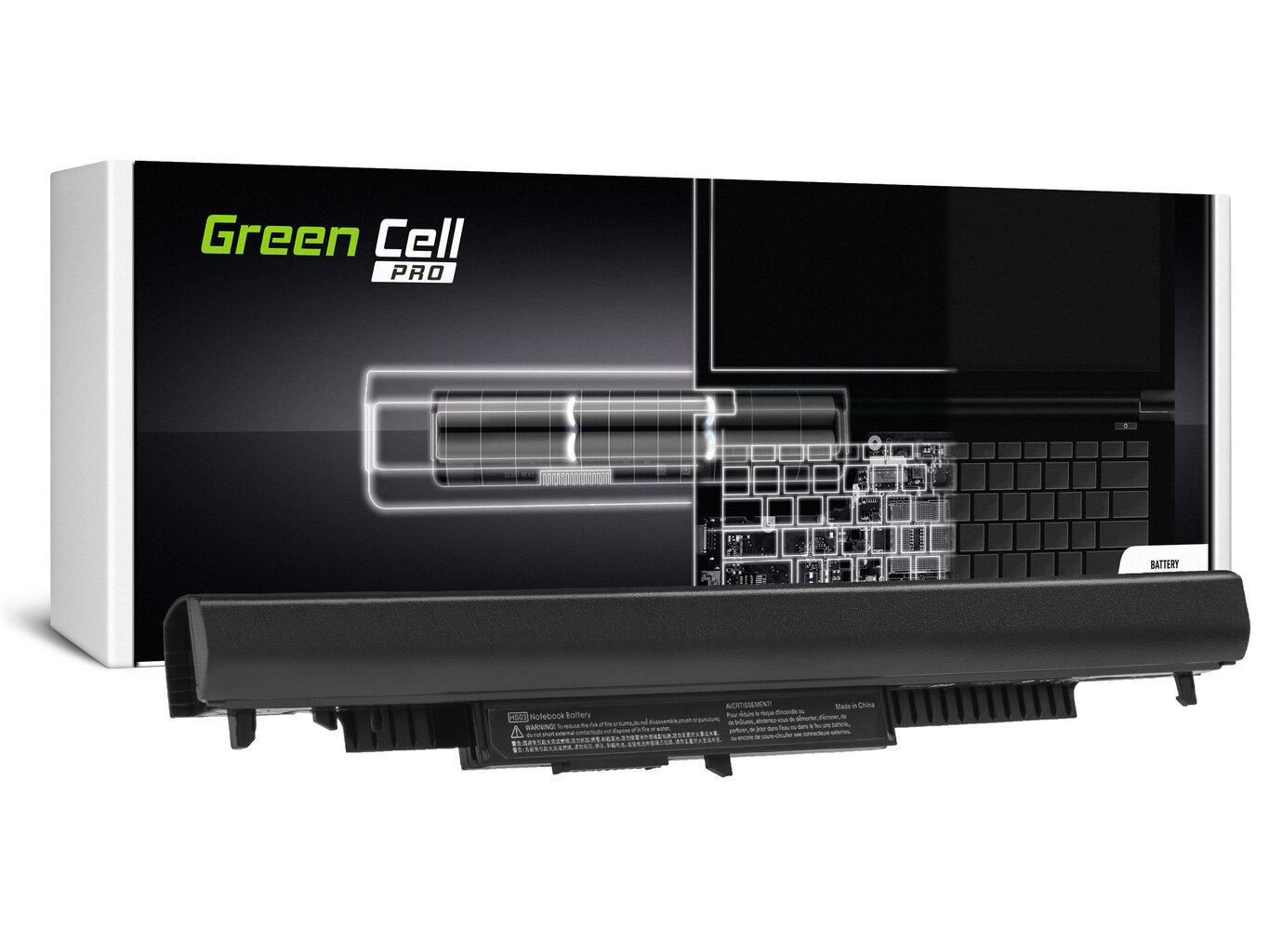 Green Cell ® HS03 807956-001 HP 14 15 17, HP 240 245 250 255 G4 G5 hind ja info | Sülearvuti akud | kaup24.ee