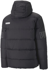 Meeste jope Puma Power Hooded Down Puff Black 849335 01 849335 01/L hind ja info | Meeste joped | kaup24.ee