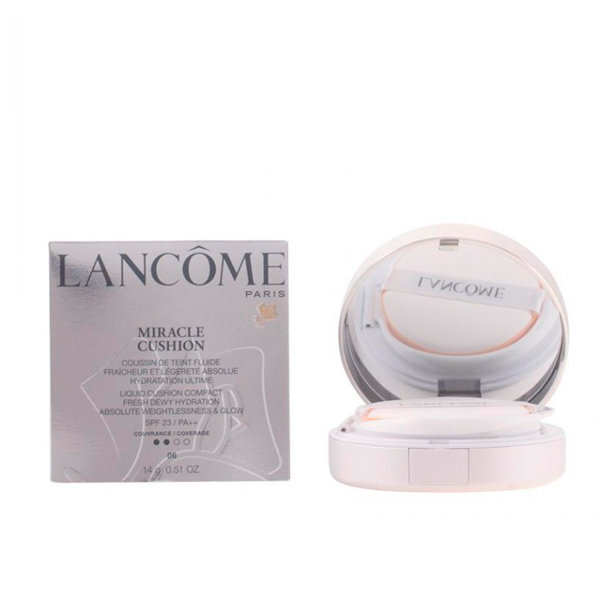 Jumestuskreem Lancome miracle cushion fluide SPF23 05-beige ambré, 14 g цена и информация | Jumestuskreemid, puudrid | kaup24.ee