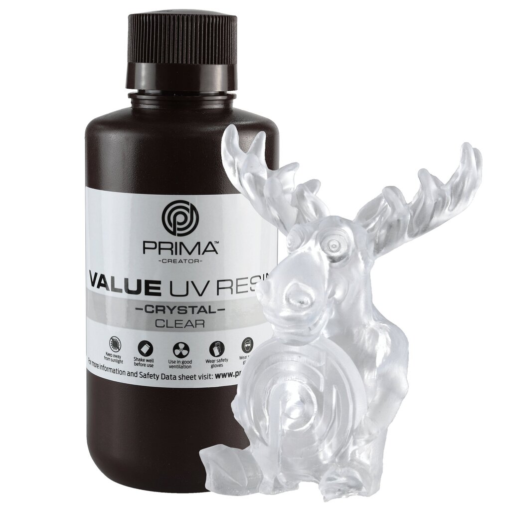 PrimaCreator Value Crystal UV vaik - 500ml - Läbipaistev hind ja info | Nutiseadmed ja aksessuaarid | kaup24.ee