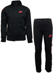 Cпортивный костюм Nsw Nike Tricot Set 86G796 023/104-110, черный цена и информация | Комплекты для девочек | kaup24.ee