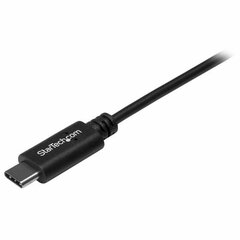 Kaabel USB C Startech USB2AC 4 m Must hind ja info | Mobiiltelefonide kaablid | kaup24.ee